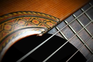 Gitara klasyczna przed klejeniem